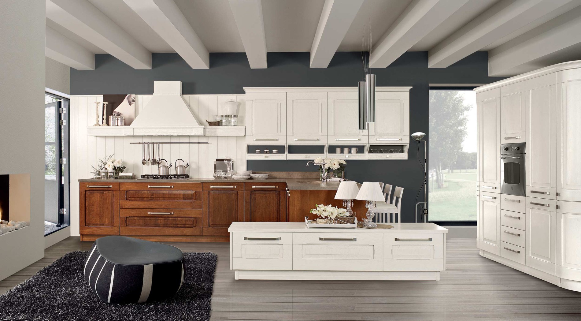 cucina soggiorno moderno unico ambiente: briel.space living rooms ... - Arredamento Classico E Moderno Insieme cucina soggiorno moderno unico ambiente: briel.space living rooms ... - Arredamento Classico E Moderno Insieme